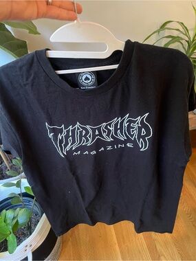 Thrasher Magazine Black Logo T‑Shirt